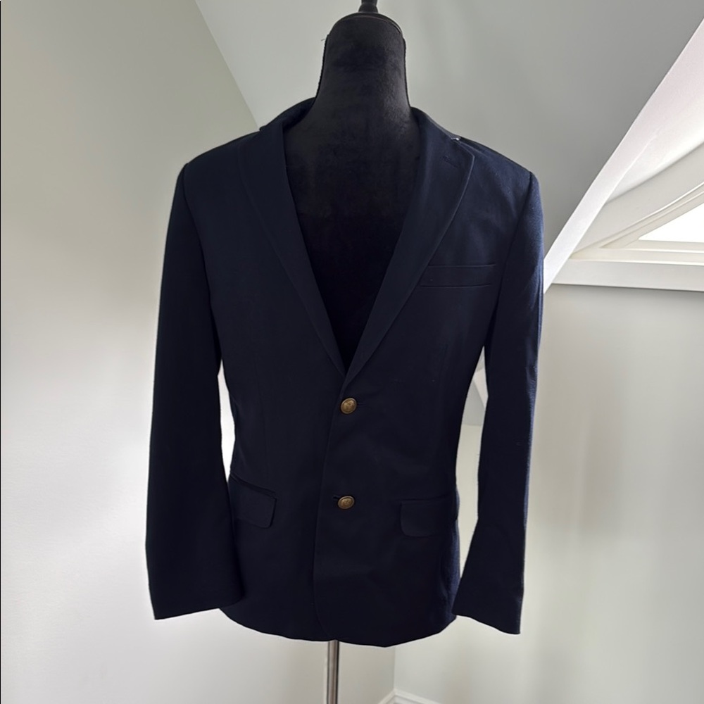 Boys, Tommy Hilfiger Navy Blazer, Size 14